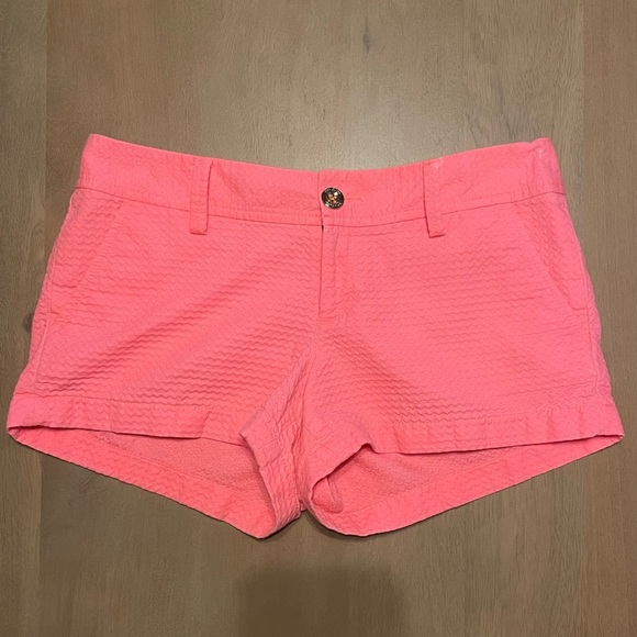 Lilly Pulitzer Pink The Walsh Shorts - Picture 1 of 9